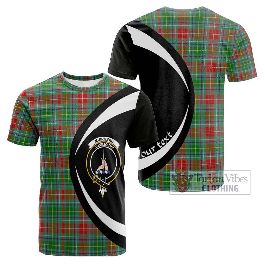 Muirhead Tartan Cotton T-shirt with Family Crest Circle Style Kid's Shirt - Tartan Vibes Clothing