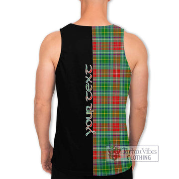 Muirhead Tartan Men's Tank Top with Family Crest and Half Of Me Style - Tartan Vibes Clothing
