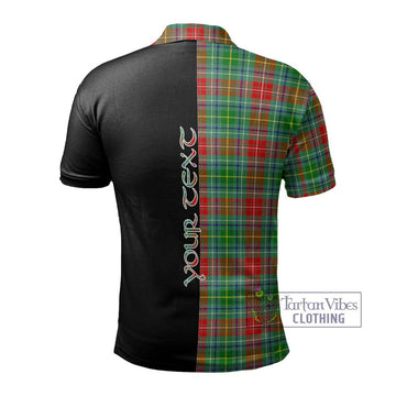 Muirhead Tartan Polo Shirt with Family Crest and Half Of Me Style - Tartan Vibes Clothing