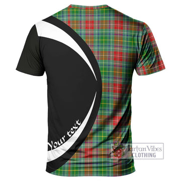 Muirhead Tartan T-Shirt with Family Crest Circle Style - Tartan Vibes Clothing