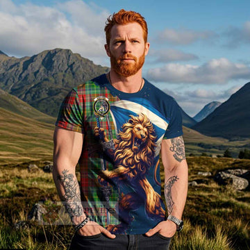 Muirhead Tartan Family Crest T-Shirt with Scottish Majestic Lion - Tartan Vibes Clothing