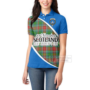 Muirhead Family Crest Tartan Women's Polo Shirt Celebrate Saint Andrew's Day in Style - Tartan Vibes Clothing
