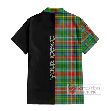 Muirhead Tartan Hawaiian Shirt with Family Crest and Half Of Me Style - Tartan Vibes Clothing