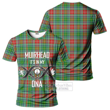 Muirhead Tartan T-Shirt with Family Crest DNA In Me Style - Tartan Vibes Clothing