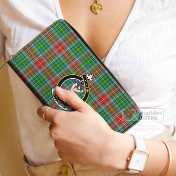 Tartan Vibes Clothing Muirhead Tartan Women's Leather Wallet with Family Crest