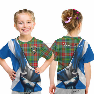 Muirhead Tartan Kid T-Shirt with Family Crest Scotland Patriotic Style - Tartan Vibes Clothing