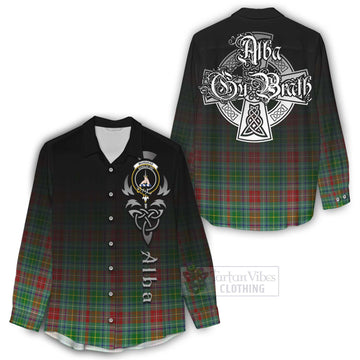 Muirhead Tartan Women's Casual Shirt Featuring Alba Gu Brath Family Crest Celtic Inspired - Tartan Vibes Clothing