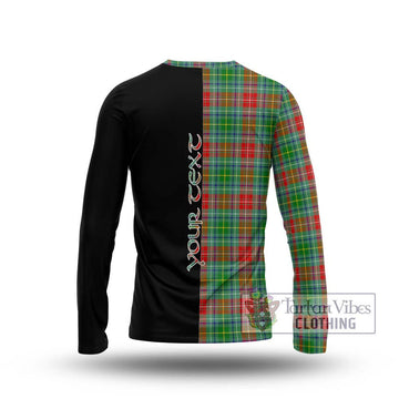 Muirhead Tartan Long Sleeve T-Shirt with Family Crest and Half Of Me Style - Tartan Vibes Clothing