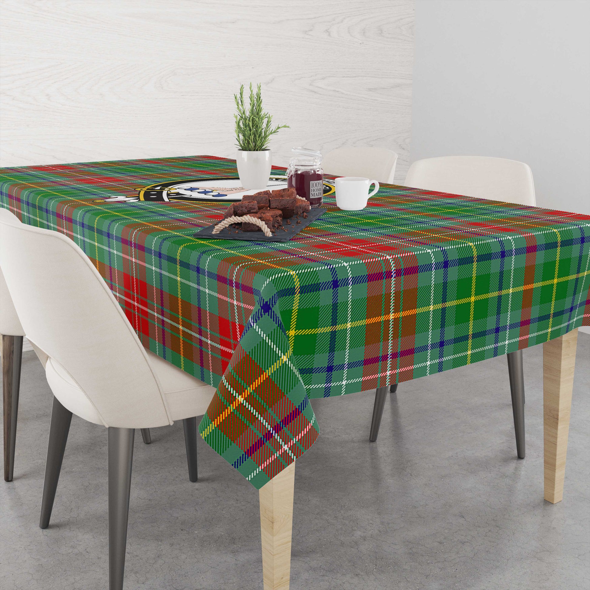Muirhead Tartan Tablecloth with Family Crest M 39.4"x59"(100x150cm) - Tartan Vibes Clothing