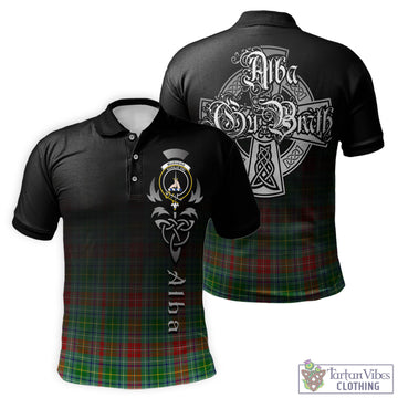 Muirhead Tartan Polo Shirt Featuring Alba Gu Brath Family Crest Celtic Inspired