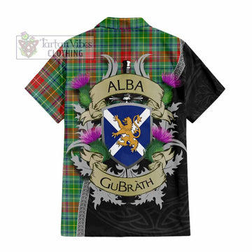Muirhead Tartan Family Crest Hawaiian Shirt Lion Rampant Royal Thistle Shield Celtic Inspired - Tartan Vibes Clothing