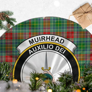 Muirhead Tartan Christmas Tree Skirt with Family Crest - Tartan Vibes Clothing