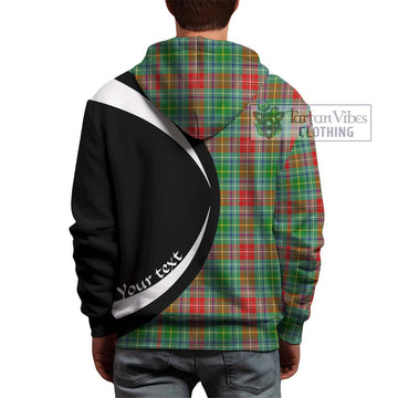 Muirhead Tartan Hoodie with Family Crest Circle Style - Tartan Vibes Clothing