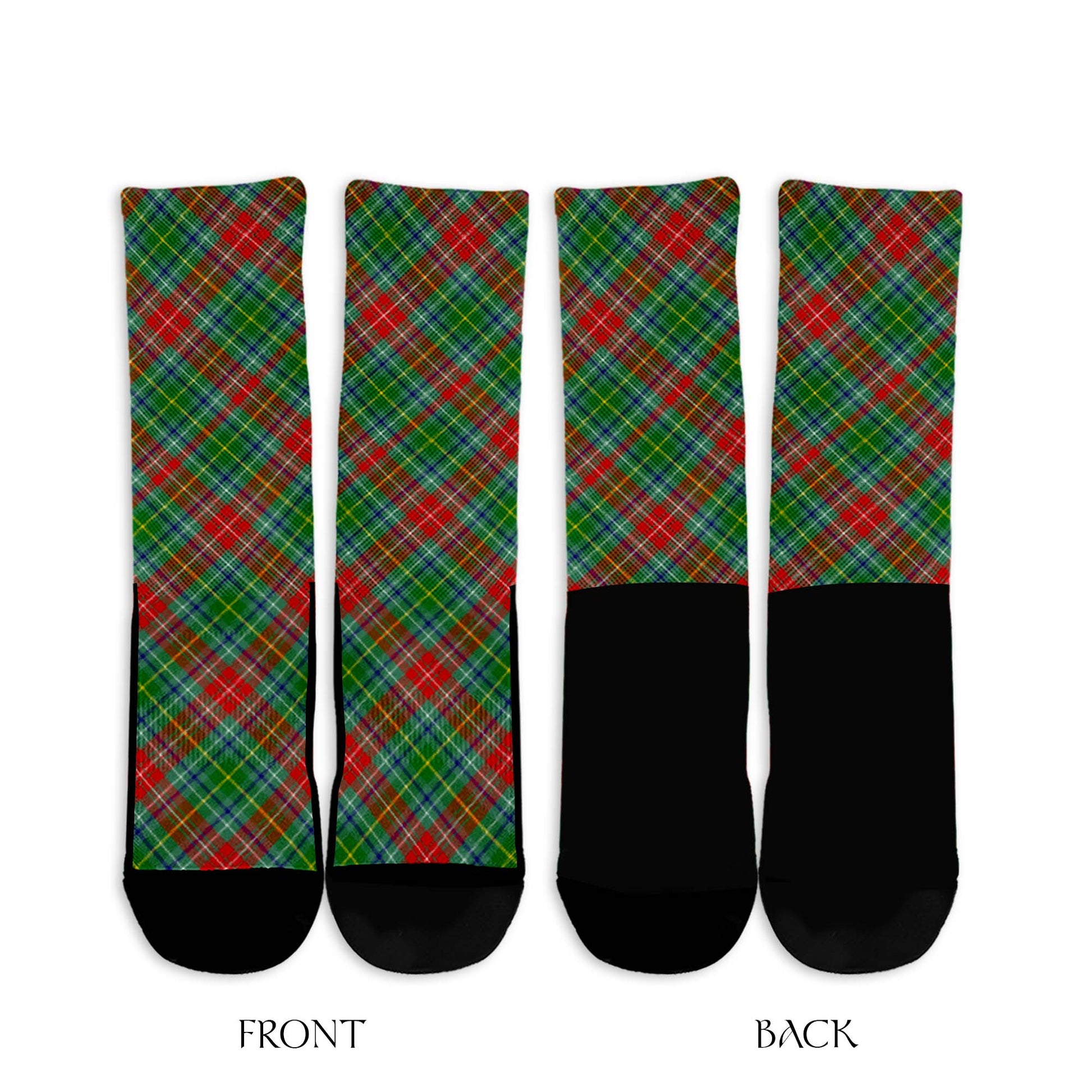 Muirhead Tartan Crew Socks Cross Style - Tartan Vibes Clothing