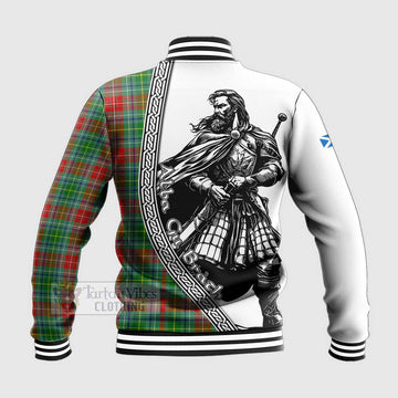 Muirhead Tartan Clan Crest Baseball Jacket with Highlander Warrior Celtic Style - Tartan Vibes Clothing