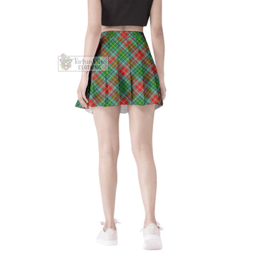 Muirhead Tartan Women's Plated Mini Skirt Cross Style - Tartan Vibes Clothing