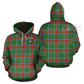 Muirhead Tartan Cotton Hoodie with Family Crest - Tartan Vibes Clothing