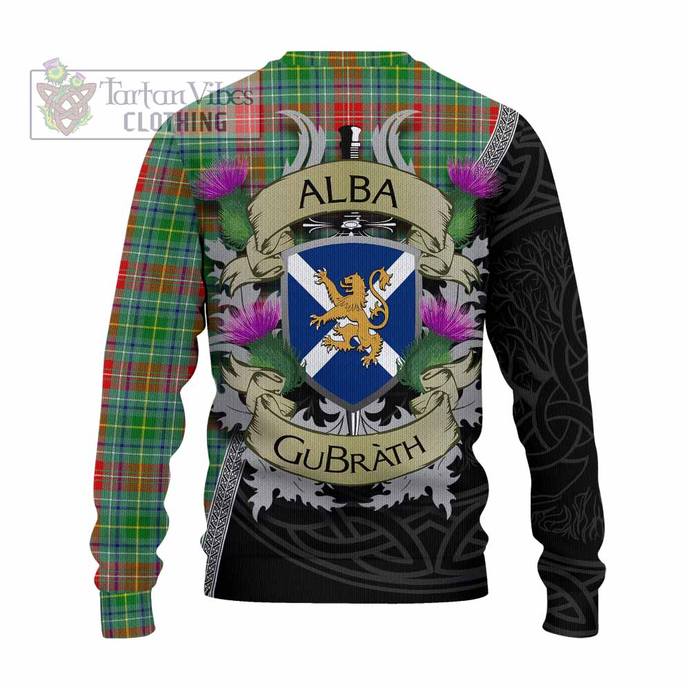 Muirhead Tartan Family Crest Knitted Sweater Lion Rampant Royal Thistle Shield Celtic Inspired - Tartan Vibes Clothing