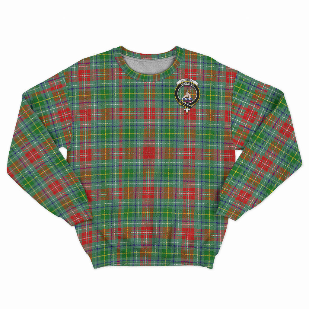 Muirhead Tartan Sweatshirt with Family Crest - Tartan Vibes Clothing