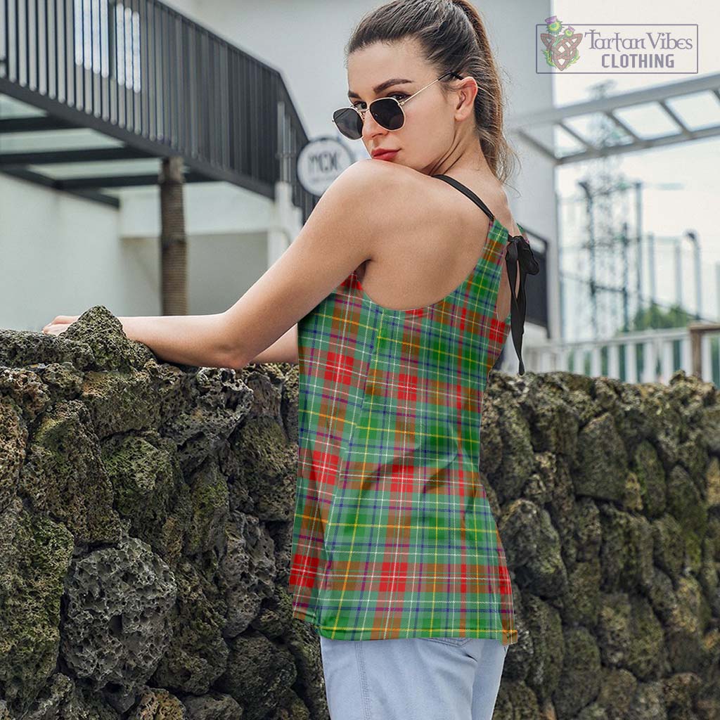 Muirhead Tartan Loose Halter Neck Camisole - Tartan Vibes Clothing