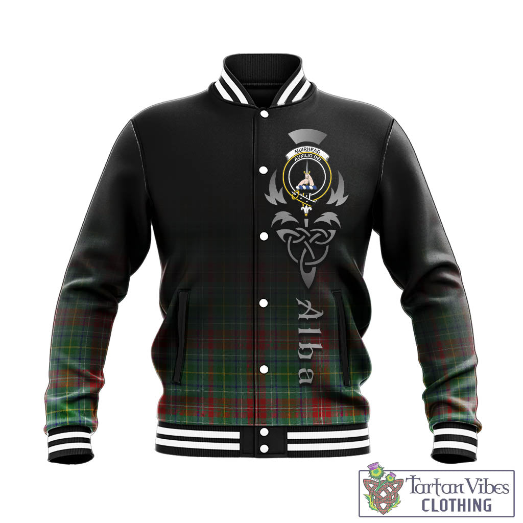 Muirhead Tartan Baseball Jacket Featuring Alba Gu Brath Family Crest Celtic Inspired - Tartan Vibes Clothing