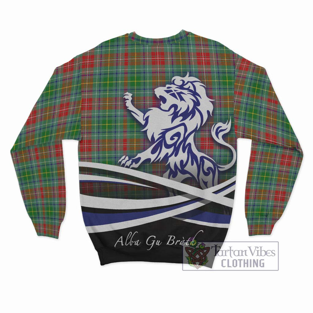 Muirhead Tartan Sweatshirt with Alba Gu Brath Regal Lion Emblem - Tartan Vibes Clothing