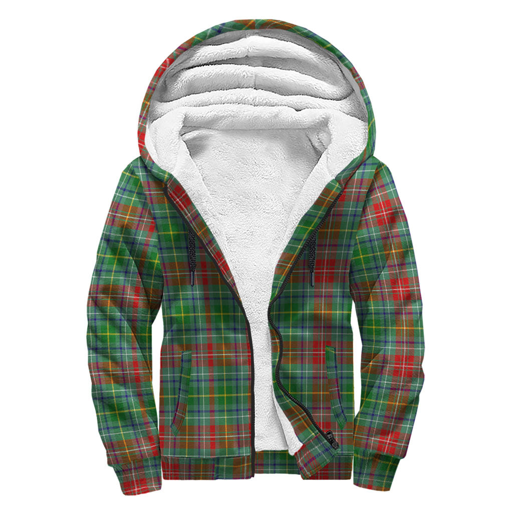 Muirhead Tartan Sherpa Hoodie with Family Crest - Tartan Vibes Clothing