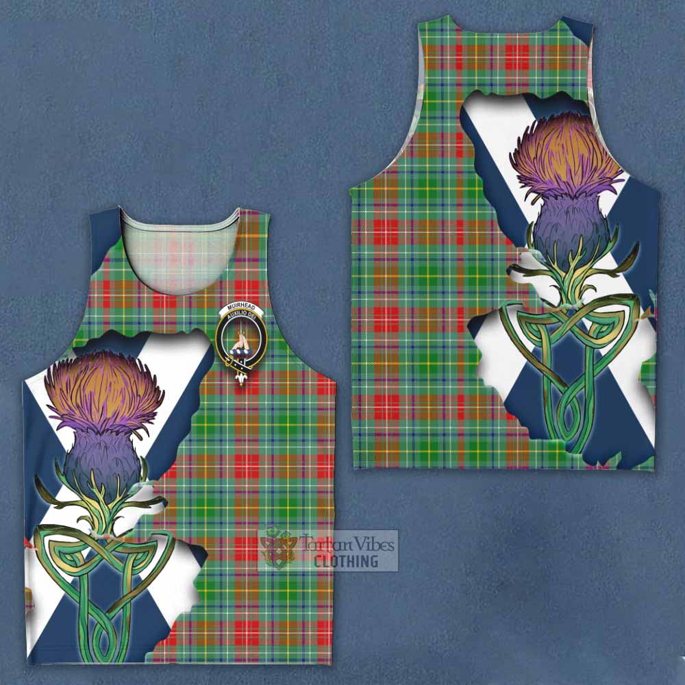 Muirhead Tartan Family Crest Men's Tank Top Scottish Thistle Celtic Inspired - Tartan Vibes Clothing