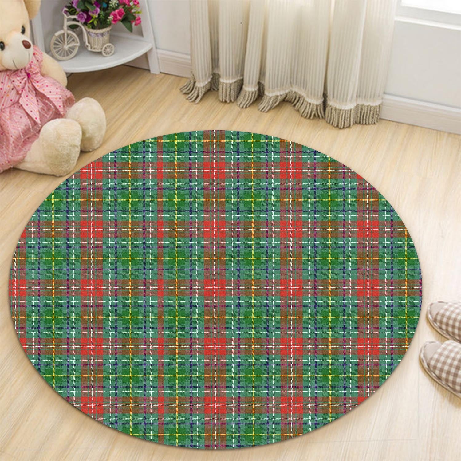 Muirhead Tartan Round Rug - Tartan Vibes Clothing