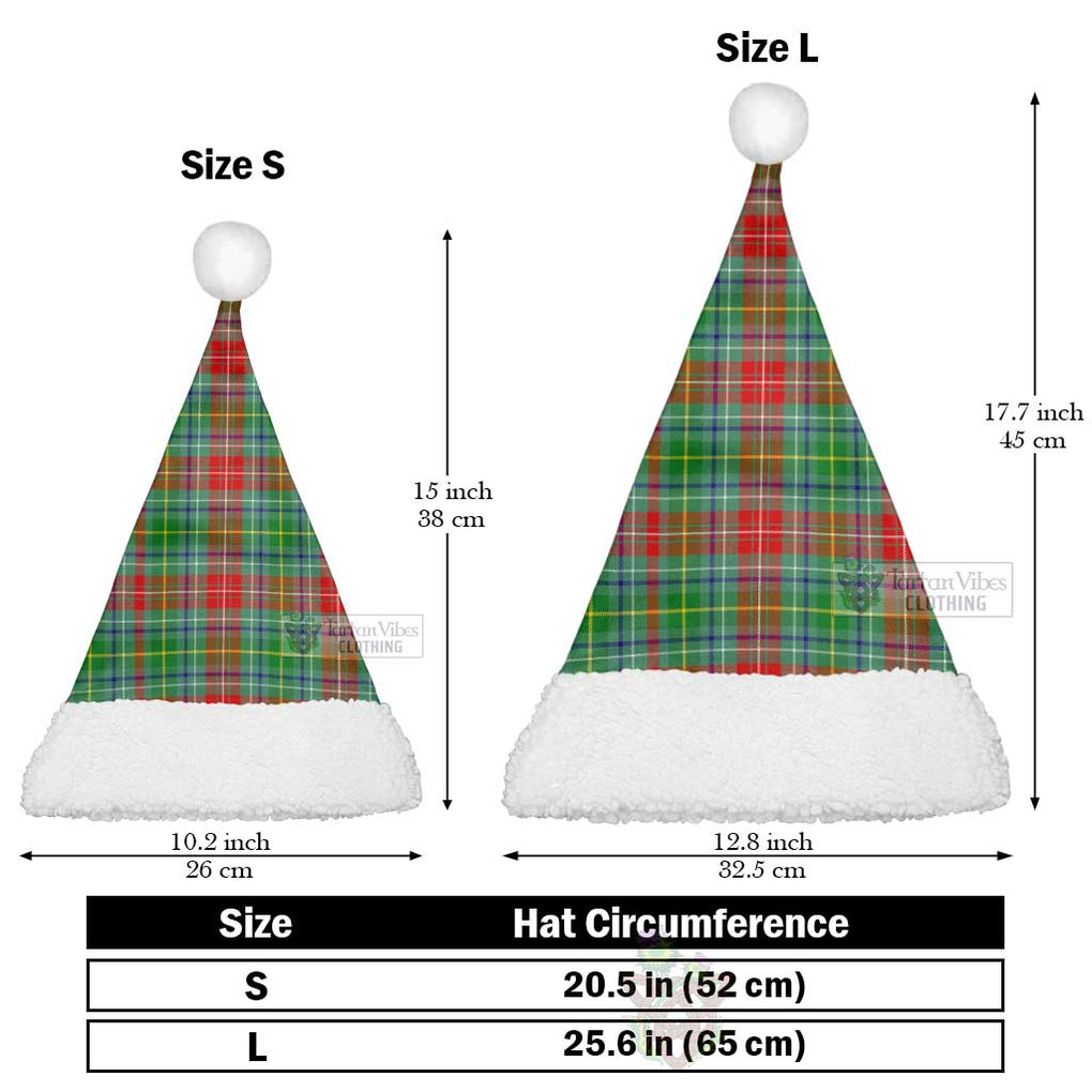 Muirhead Tartan Christmas Santa Hats Christmas Hat L 25.6in (65cm) - Tartan Vibes Clothing