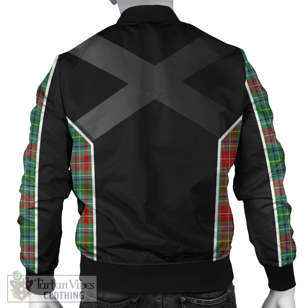 Muirhead Tartan Bomber Jacket with Family Crest and Scottish Thistle Vibes Sport Style - Tartan Vibes Clothing