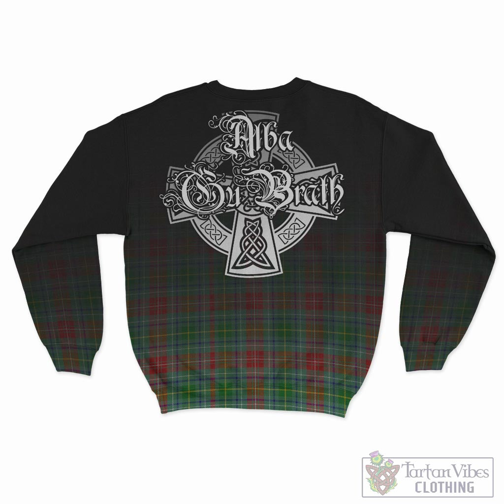 Muirhead Tartan Sweatshirt Featuring Alba Gu Brath Family Crest Celtic Inspired - Tartan Vibes Clothing