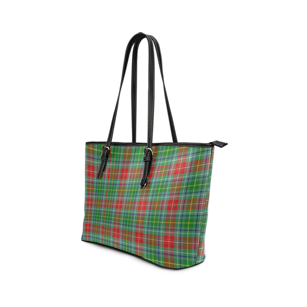 Muirhead Tartan Leather Tote Bag - Tartan Vibes Clothing