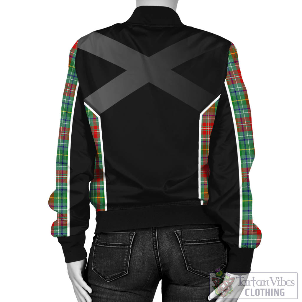 Muirhead Tartan Bomber Jacket with Family Crest and Scottish Thistle Vibes Sport Style - Tartan Vibes Clothing