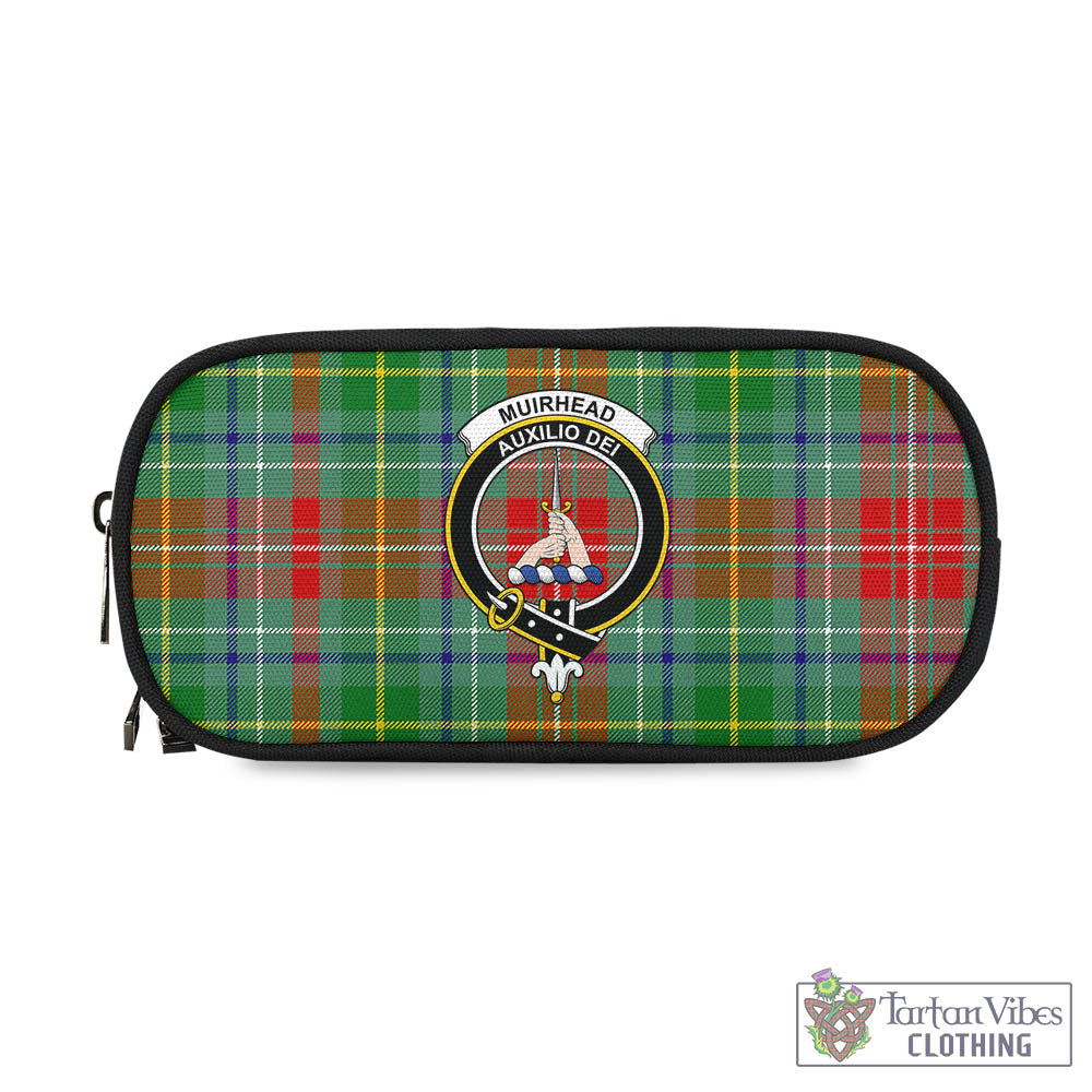 Muirhead Tartan Pen and Pencil Case with Family Crest - Tartan Vibes Clothing