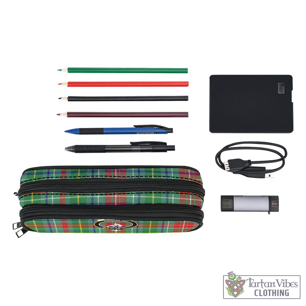 Muirhead Tartan Pen and Pencil Case with Family Crest - Tartan Vibes Clothing