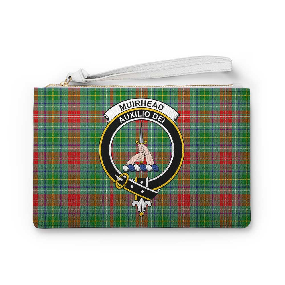 Tartan Vibes Clothing Muirhead Family Crest Tartan Clutch Bag