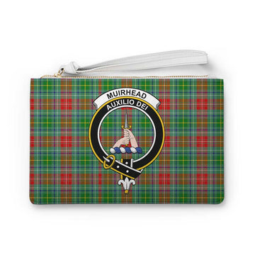 Tartan Vibes Clothing Muirhead Family Crest Tartan Clutch Bag