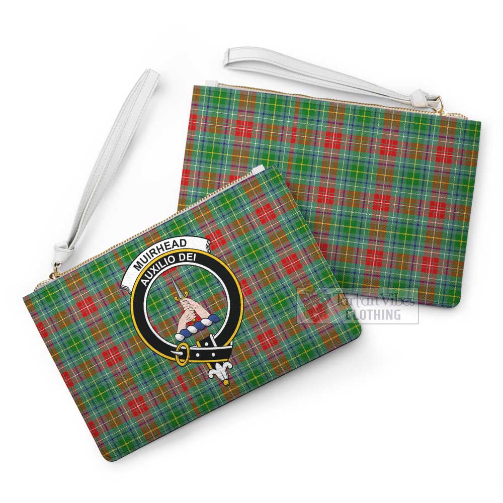 Tartan Vibes Clothing Muirhead Family Crest Tartan Clutch Bag