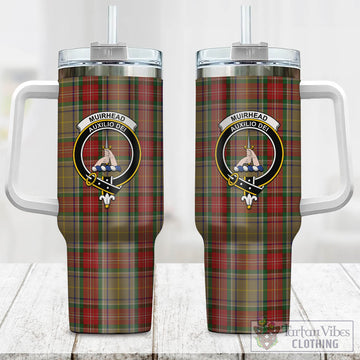 Muirhead Old Tartan and Family Crest Tumbler with Handle