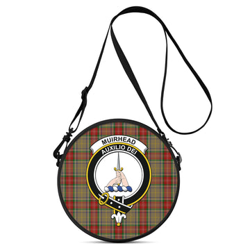 Muirhead Old Tartan Round Satchel Bags with Family Crest