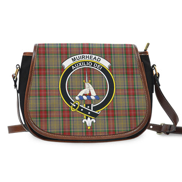 Muirhead Old Tartan Saddle Bag with Family Crest