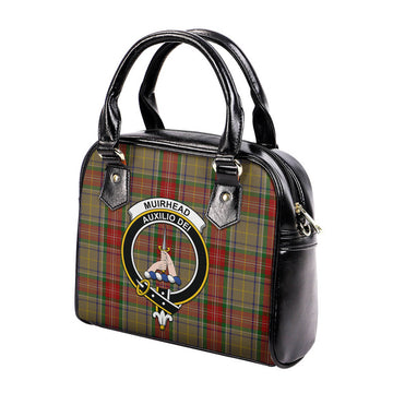 Muirhead Old Tartan Shoulder Handbags with Family Crest