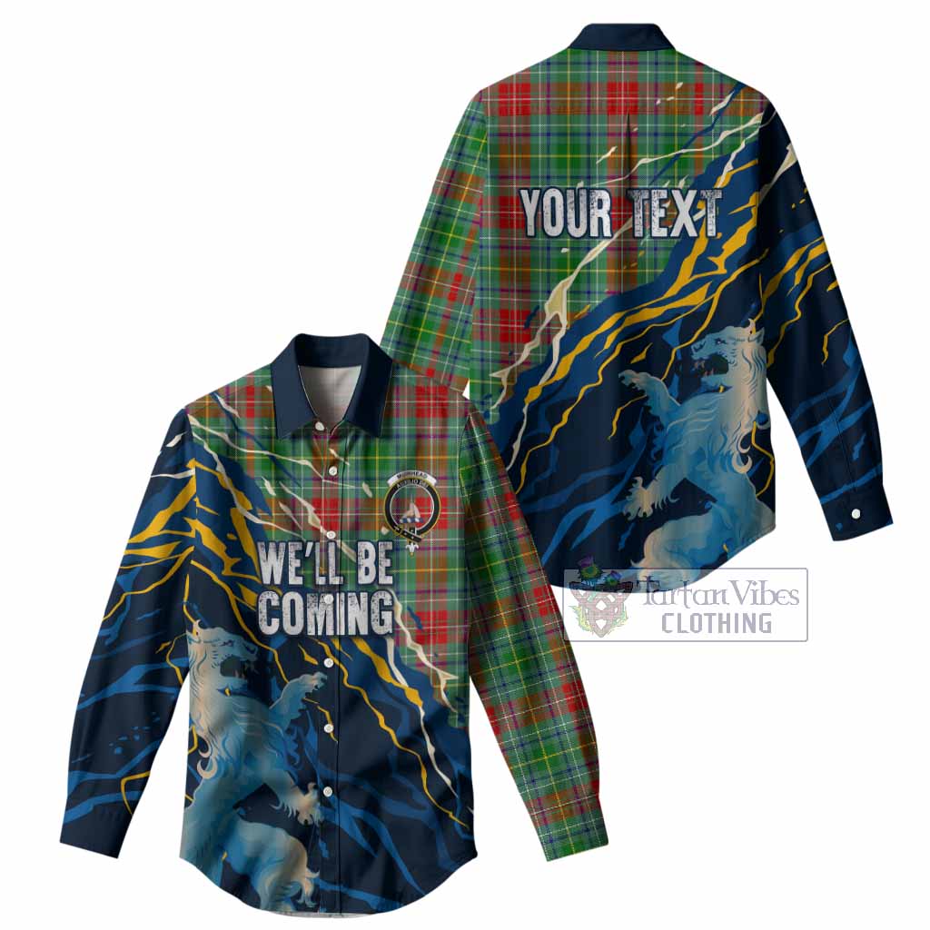 Muirhead Scotland Tartan Women Casual Shirt WC2026 Football - We'll Be Coming