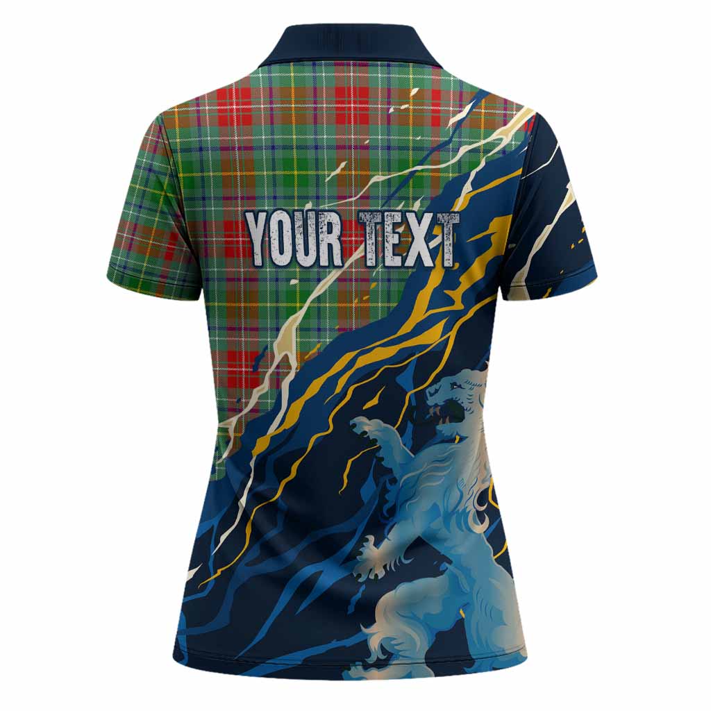 Muirhead Scotland Tartan Women Polo Shirt WC2026 Football - We'll Be Coming