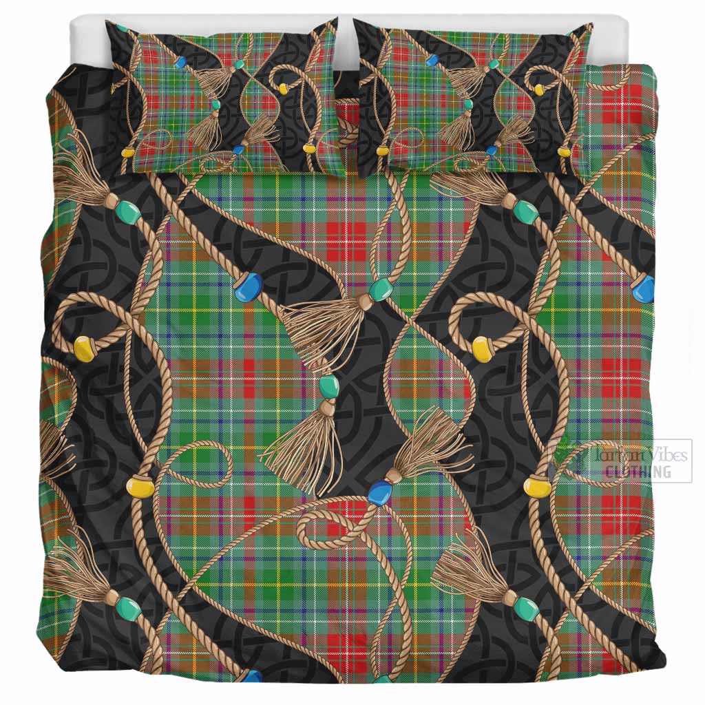 Muirhead Scottish Tartan Twisted Ropes Stylized Bedding Set UK Bedding Set UK Super King 104*94 inch - Tartan Vibes Clothing