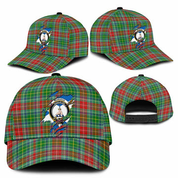 Muirhead Tartan Classic Cap with Family Crest In Me Style