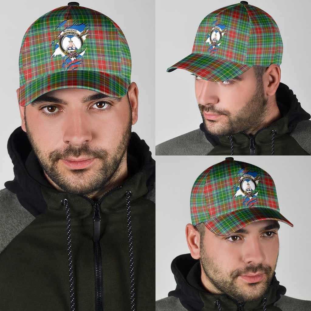 Muirhead Tartan Classic Cap with Family Crest In Me Style