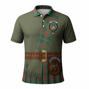Muirhead Tartan Crest Polo Shirt Kilt Costume Style