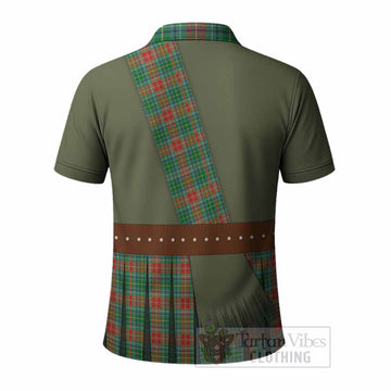 Muirhead Tartan Crest Polo Shirt Kilt Costume Style